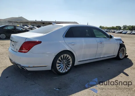 2018 Genesis G90 Premium z USA, uszkodzony, nr VIN KMHG34JA6JU039685